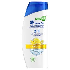 Head & Shoulders Citrus Fresh 2in1 korpa elleni sampon zsíros hajra 625ml napi használatra