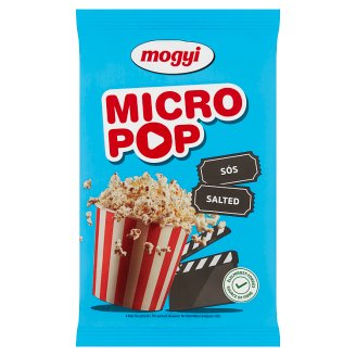 Mogyi Micro Pop sós popcorn, mikrohullámú sütőben elkészíthető pattogatni való kukorica 100 g