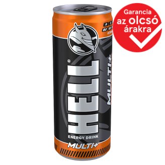 HELL Multivitamin szénsavas energiaital 250 ml