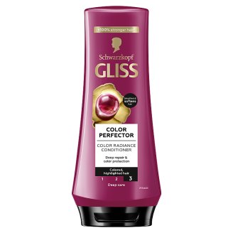 Gliss Kur hajregeneráló balzsam Ragyogó szín és védelem 200 ml