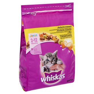 Whiskas Junior teljes értékű állateledel junior macskák számára csirkehússal 950 g