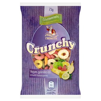 Császári Csemege glutén- és laktózmentes vegyes gyümölcs ízű extrudált kukoricapehely 75 g