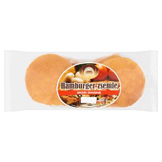 Kanizsa Pékség pizzás ízesítésű hamburger zsemle 220 g