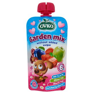 Ovko Kerti Gyümölcsmix bébidesszert hozzáadott cukor nélkül 6 hónapos kortól 120 g
