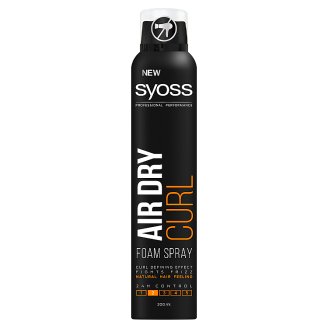 Syoss Air Dry Curl spray hajhab göndör hajra 200 ml