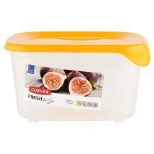 Curver Fresh & Go kocka alakú élelmiszertartó 15,5 x 15,5 x 8,3 cm 1,2 l-es