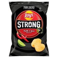 Lay's Strong Chili & Lime Flavoured Potato Chips 65 g