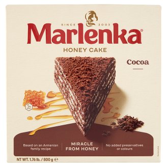 Marlenka mézes kakaós torta 800 g