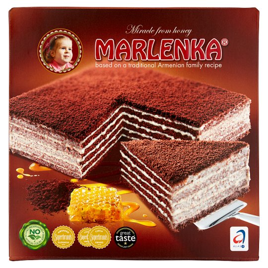 Marlenka mézes kakaós torta 800 g - Tesco Online, Tesco Otthonról ...