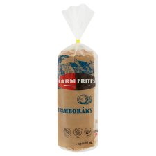 Farm Frites gluténmentes elősütött, gyorsfagyasztott félkész fokhagymás burgonyalángos 1 kg