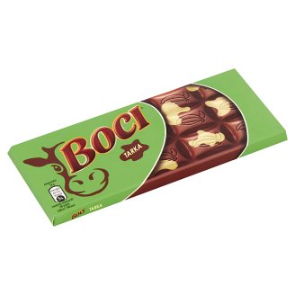 Boci Tarka kakaós krémmel töltött tejcsokoládé fehér csokoládé foltokkal 90 g