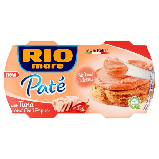 Rio Mare Paté pástétom tonhallal és paprikával 2 x 84 g