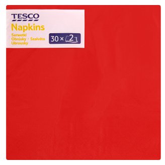 Tesco szalvéta 2 rétegű 33 cm 30 db