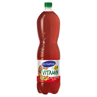 Olympos C vitamin Piros Multifruit vegyes gyümölcsital cukorral és édesítőszerekkel 1,5 l