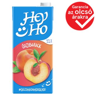 Hey-Ho őszibarack gyümölcsital cukorral és édesítőszerrel 1 l