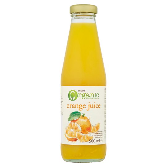 Tesco Organic Orange Juice 500 ml Tesco Online, Tesco From Home