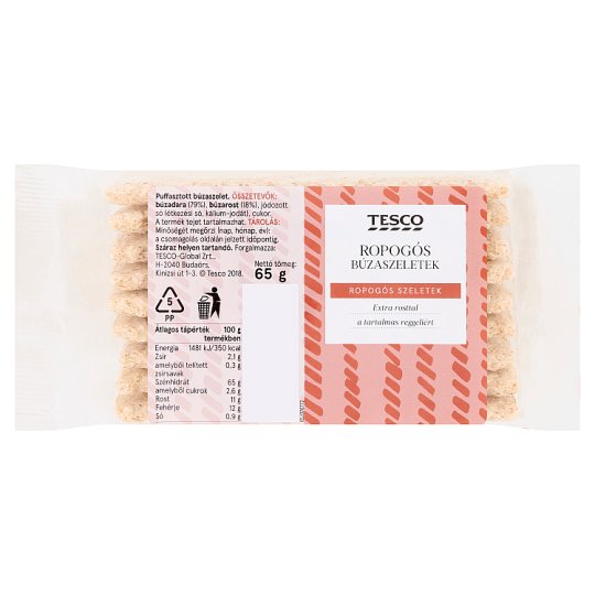 Tesco ropogós búzaszeletek 65 g