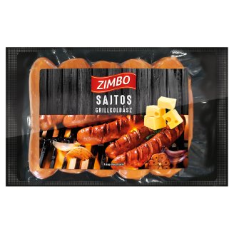 Zimbo Premium sajtos grillkolbász 300 g