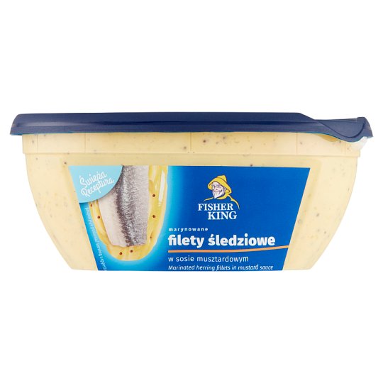Fisher King heringfilé mustáros szószban 280 g