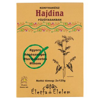 Életfa Élelem hántolt konyhakész hajdina főzőtasakban 2 x 125 g