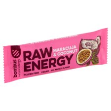 bombus Raw Energy Maracuja & Coconut gyümölcs szelet 50 g