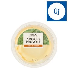 Tesco Provola füstölt félzsíros, félkemény érlelt sajt 50 g 