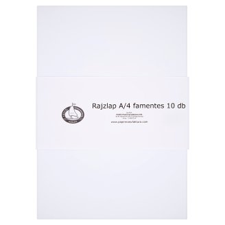 Famentes A/4 rajzlap 10 db