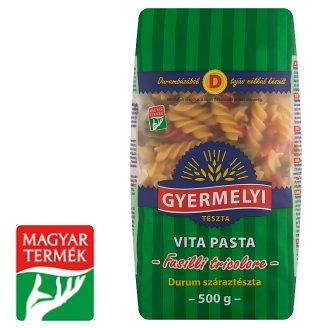 Gyermelyi Vita Pasta zöldséges orsó durum száraztészta 500 g