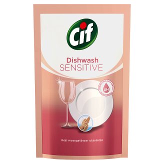 Cif Sensitive Hand Washing Up Liquid Refill 500 ml