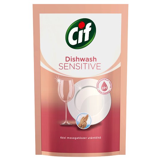 CIF Sensitive Kézi Mosogatószer Utántöltő 500 ml