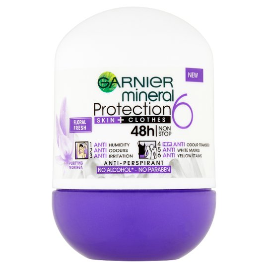 Garnier Mineral Protection 6 izzadásgátló golyós dezodor 50 ml
