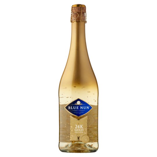 Blue Nun Gold Edition 24 karátos arany lemezkés ízesített boralapú ital 11% 750 ml