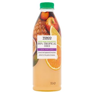 Tesco Tropical 100% vegyes gyümölcslé 1 l