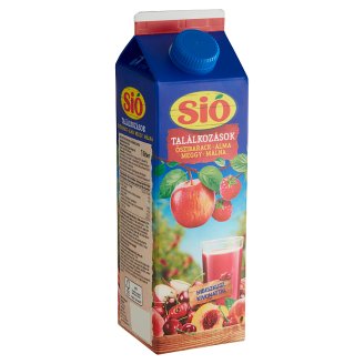 Sió rostos őszibarack-alma-meggy-málna gyümölcsital 1 l