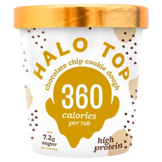 Halo Top fagylalt csokoládé darabos keksszel, cukorral és édesítőszerekkel 473 ml