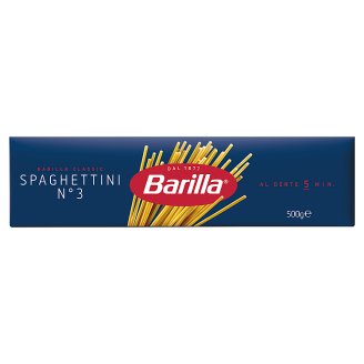 Barilla Spaghettini szálas durum száraztészta 500 g