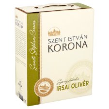 Szent István Korona Dunántúli Irsai Olivér száraz fehérbor 11% 3 l