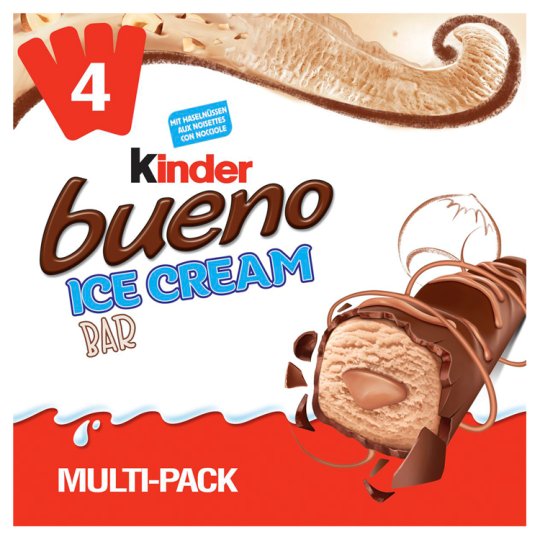 Kinder Bueno Ice Cream Bar 4 x 45 ml - Tesco Online, Tesco From Home ...