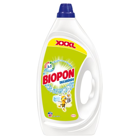 Biopon Takarékos mosószer 80 mosás 4 l