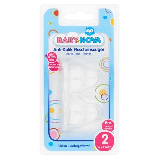 Baby-Nova 2 anatómiai szelepes cumibetét 3-24 hónapos korig