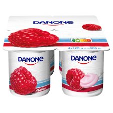 Danone Könnyű és Finom málnaízű, élőflórás, zsírszegény joghurt 4 x 125 g (500 g)