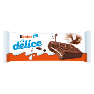 Kinder Délice tejes krémmel töltött kakaós piskóta kakaós bevonattal 39 g