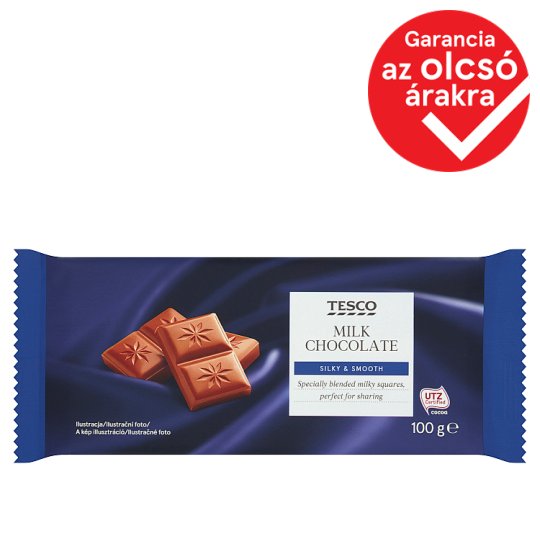Tesco tejcsokoládé 100 g