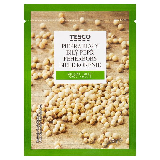 Tesco Ground White Pepper 10 g Tesco Online, Tesco From Home, Tesco