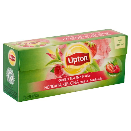 Lipton málna és eper ízű zöld tea 25 filter