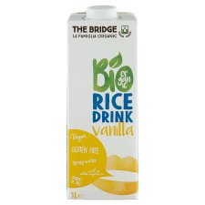 The Bridge UHT Organic Gluten Free Vanilla Flavoured Rice Drink 1 l