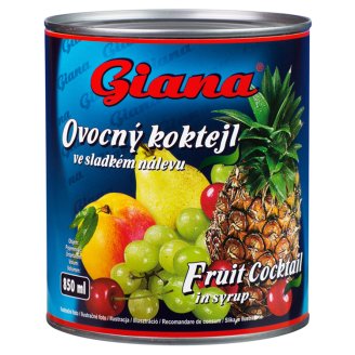 Giana gyümölcskoktél cukrozott lében 820 g