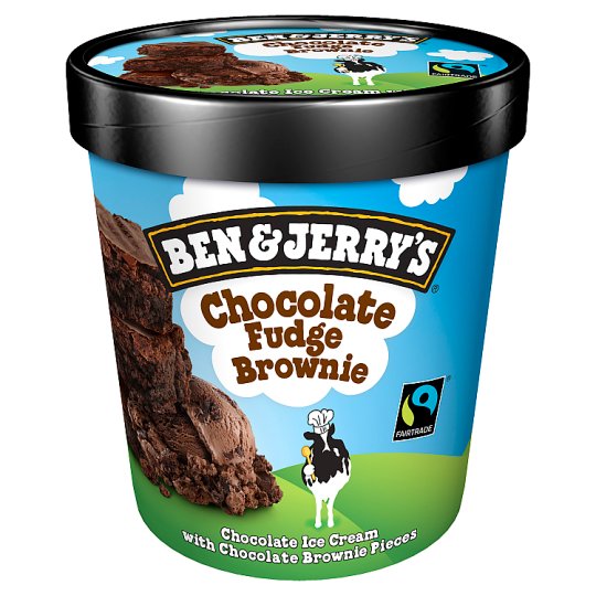 Ben & Jerry's Chocolate Fudge Brownie 500 ml Tesco Online, Tesco