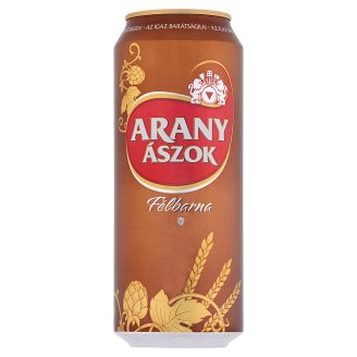 Arany Ászok minőségi félbarna sör 5,1% 0,5 l