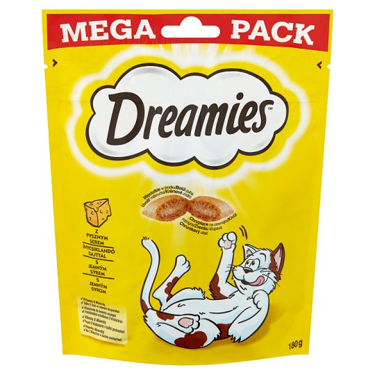 Dreamies jutalomfalat macskák számára sajttal 180 g